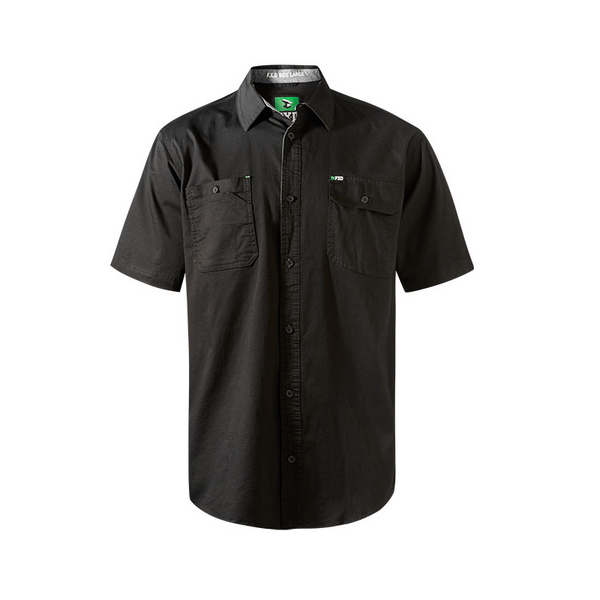 FXD SSH1 Short Sleeve Work Shirt Black