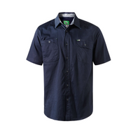 FXD SSH1 Short Sleeve  Work Shirt Navy