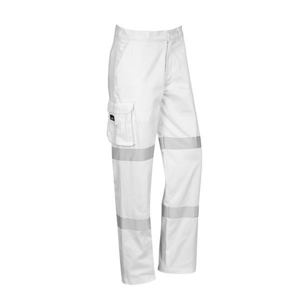 Syzmik Mens Bio Motion Taped Pant White