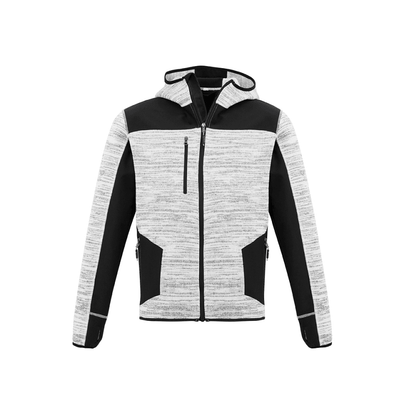 Syzmik Unisex Streetworx Reinforced Knit Hoodie Grey/Black