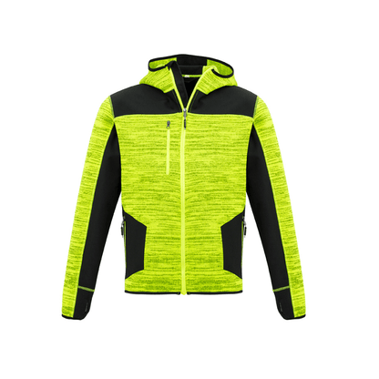 Syzmik Unisex Streetworx Reinforced Knit Hoodie Yellow/Black