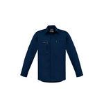 Syzmik Mens Streetworx Long Sleeve Shirt Navy