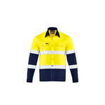 Syzmik Mens Lightweight Bio Motion Shirt Yellow/Navy